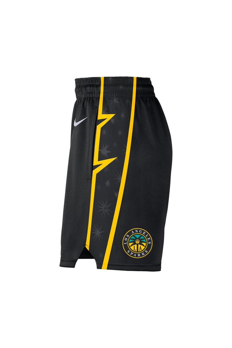 Women's Nike Black Los Angeles Sparks 2026 On-Court Dri-FIT Victory Shorts - Rebel Edition, Alternate, color, Black