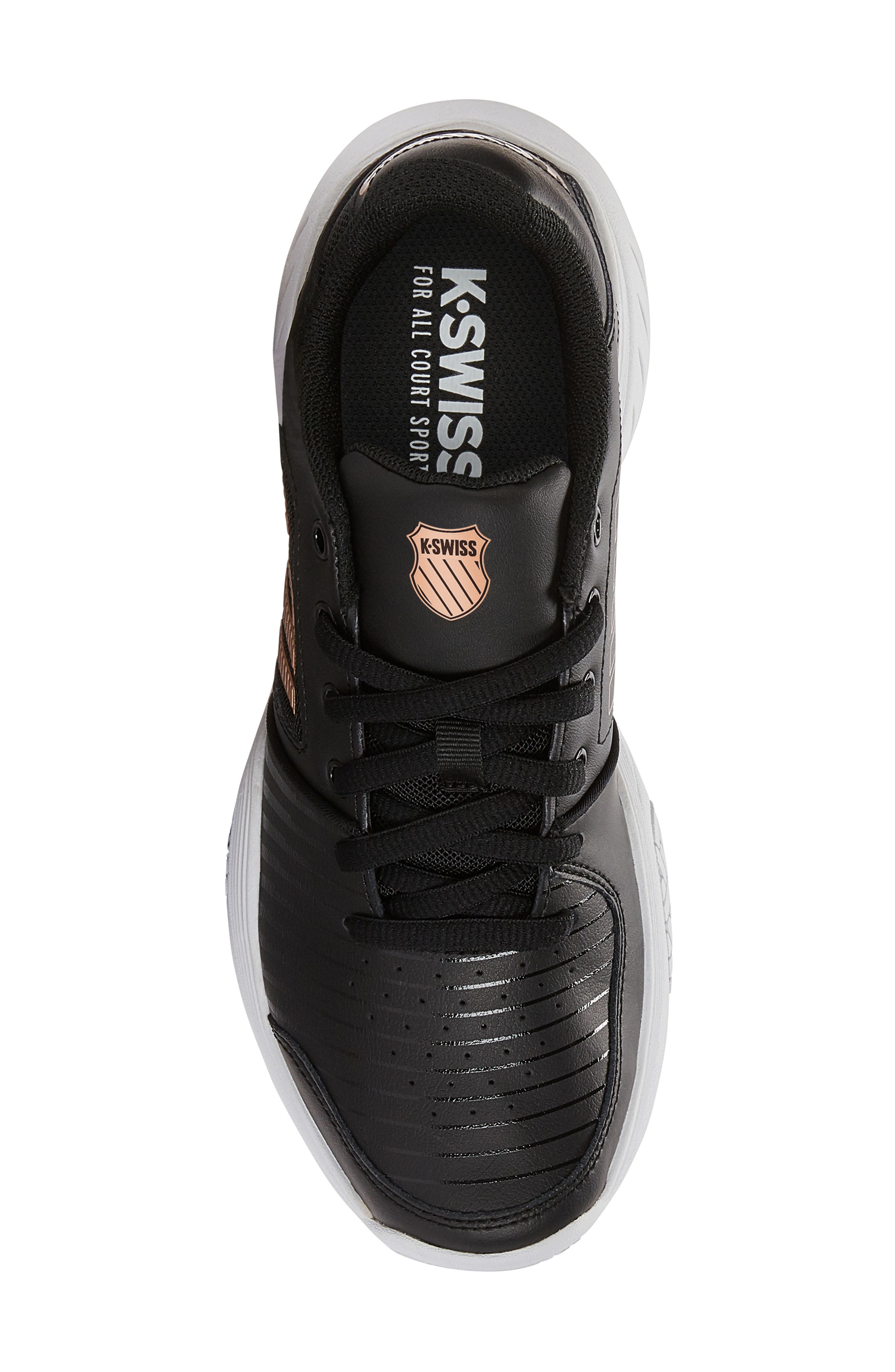 K-Swiss Court Express Leather Sneaker, Alternate, color, 