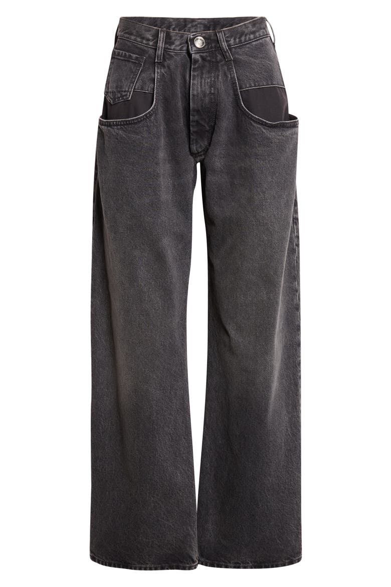 Baggy Jeans, Alternate, color, BLACK