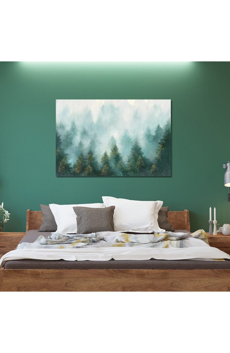 iCanvas Misty Forest by Julia Purinton Canvas Wall Art, Alternate, color, Misty Forest