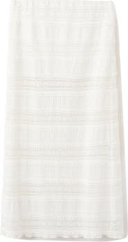 MANGO TEEN Lace Maxi Skirt