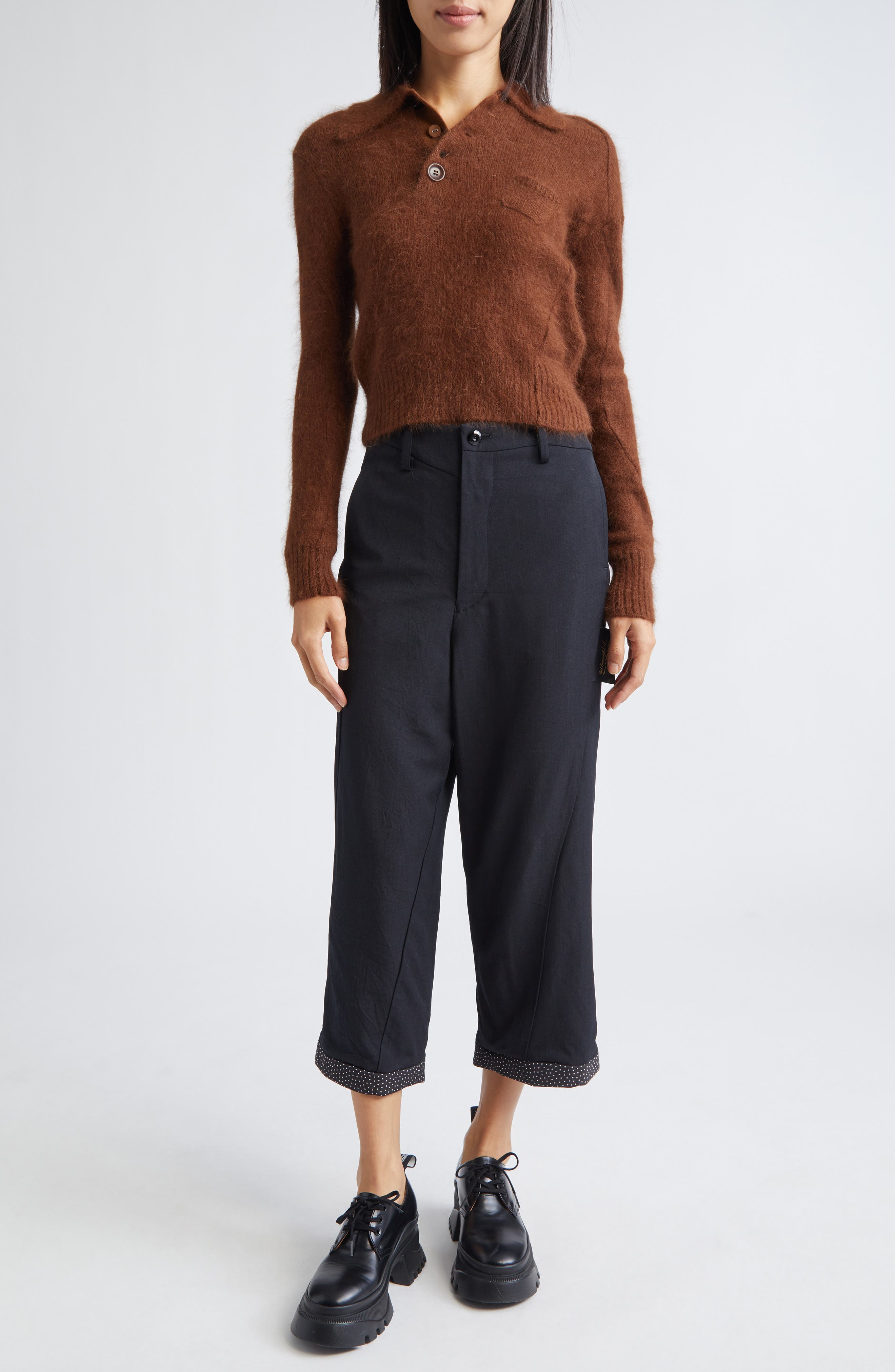 Baggy Wool Pants - image 2