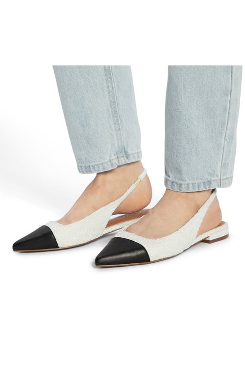 ALDO ALDO FLEURE SLINGBACK POINTED CAP TOE FLAT
