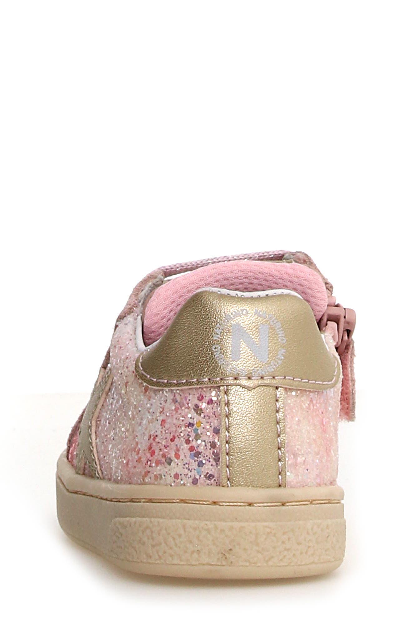 Naturino Kids' Pinn Zip Sneaker, Alternate, color, Cipria-Platinum