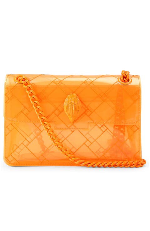 Mini Kensington Vinyl Convertible Clear Crossbody Bag