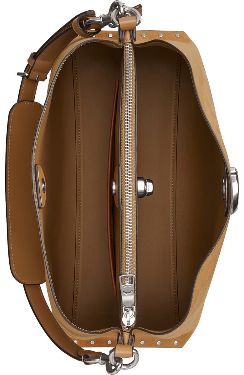 COACH Willow Suede Shoulder Bag, Alternate, color,