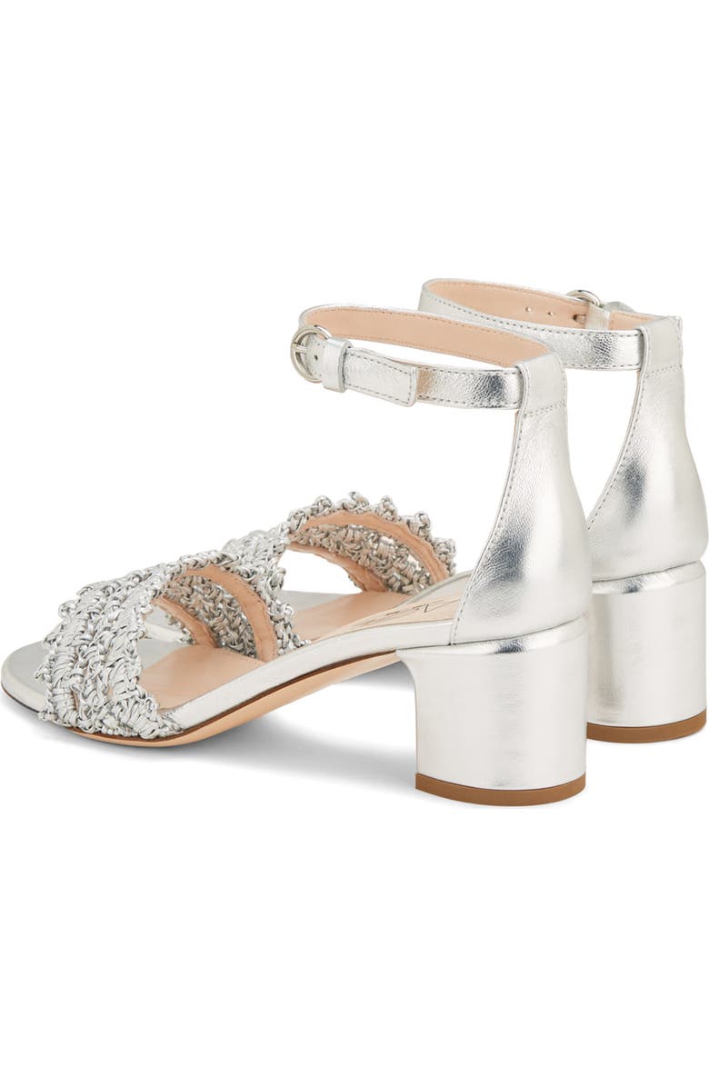 AGL Crochet Block Heel Sandal, Alternate, color,