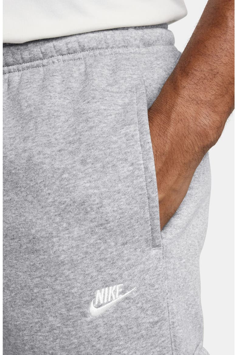 Club Fleece Cargo Sweatpants, Alternate, color, BIRCH HEATHER/ WHITE