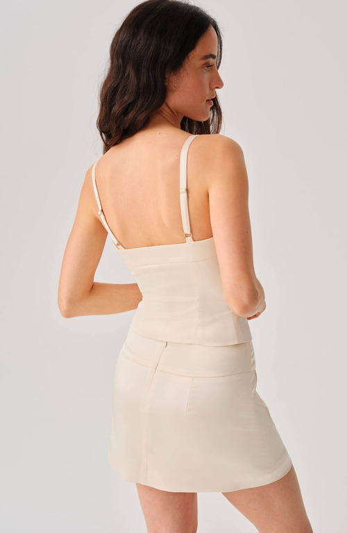 Leman Mercer Maya Skirt In White