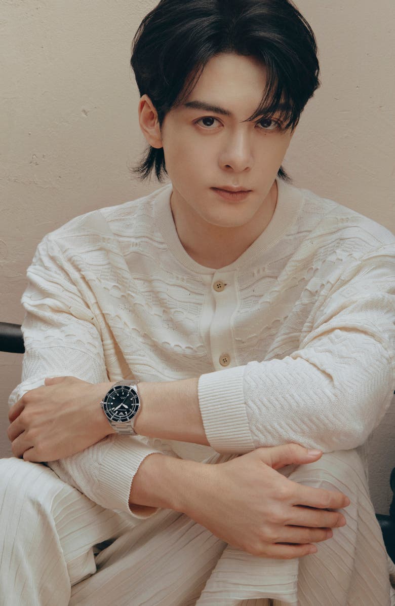 Emporio Armani World Explorer Solar Bracelet Watch, 42mm, Alternate, color, Silver