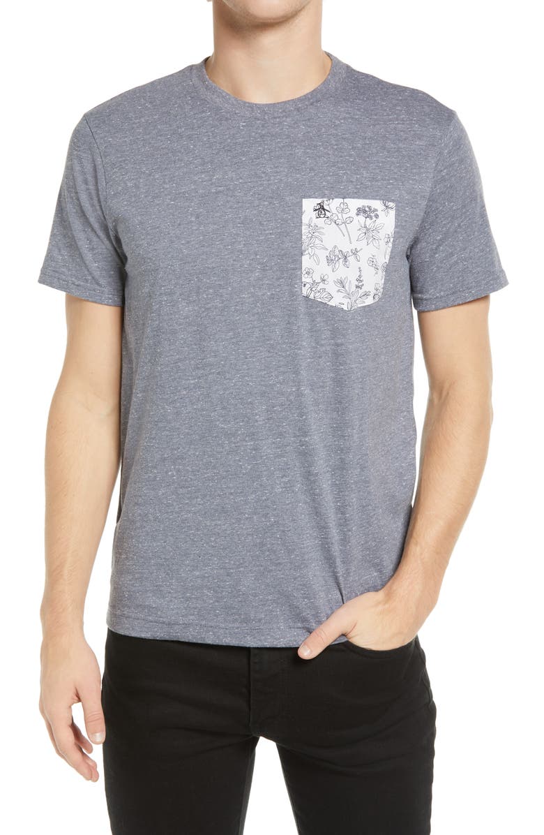 Original Penguin Men's Contrast Pocket T-Shirt, Main, color,