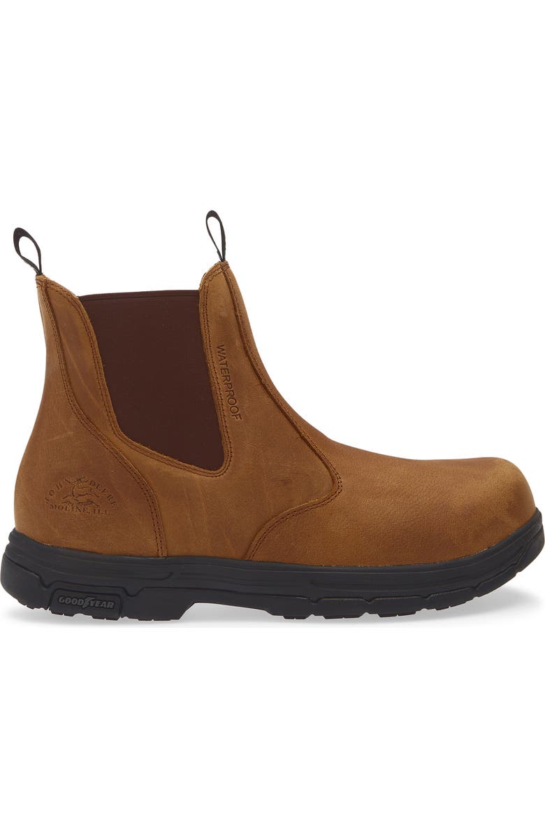 SKECHERS x John Deere Segment 2.0 Waterproof Chelsea Boot, Alternate, color, Brown