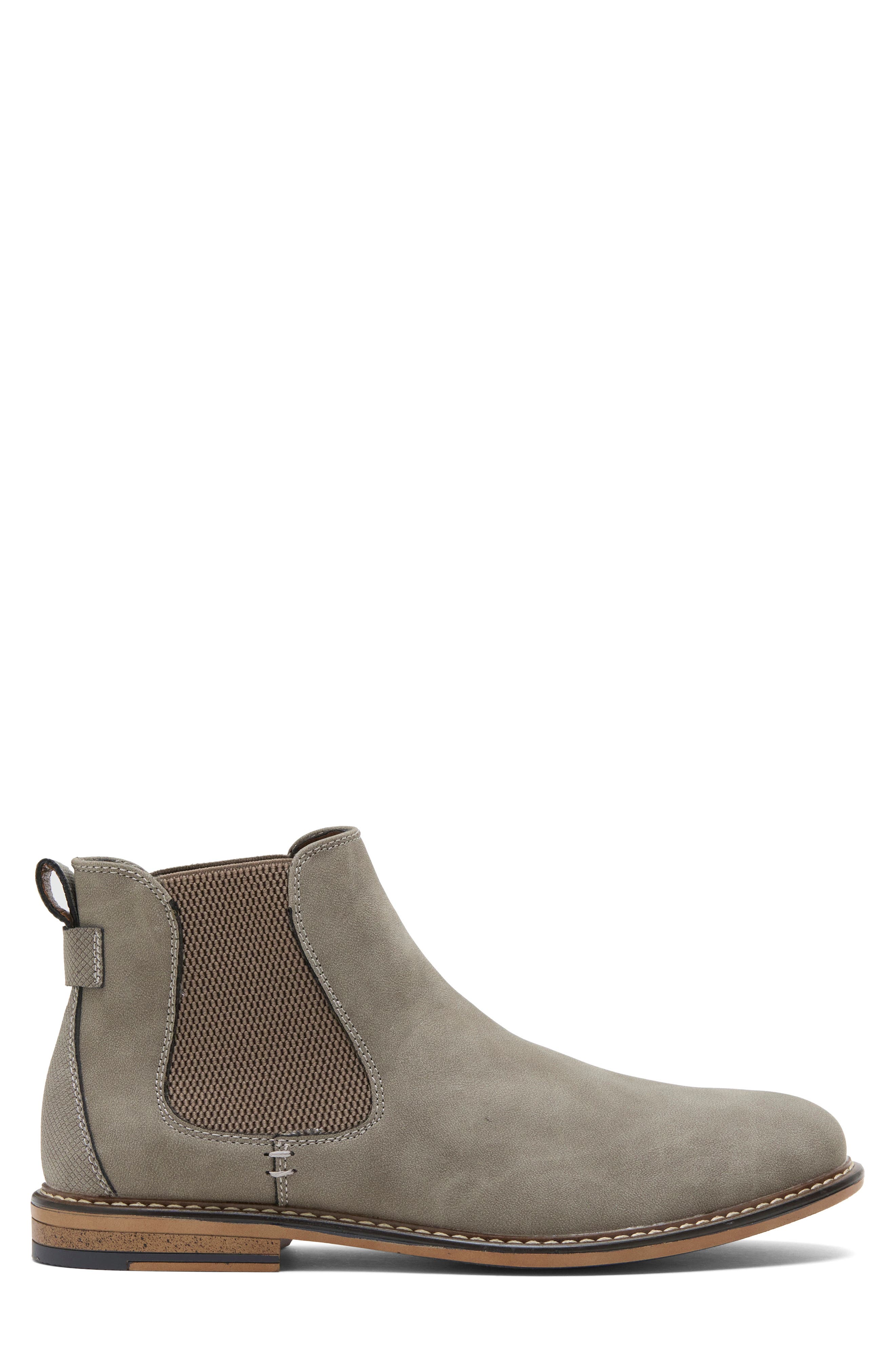 Gandol Faux Leather Chelsea Boot, Alternate, color, GREY DISTRESSED