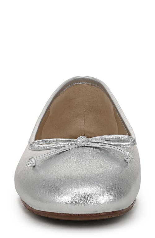 Sam Edelman Alie Ballet Flat In Silver