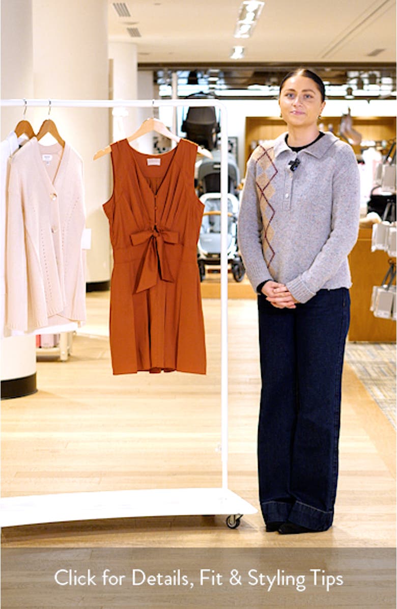 Seville Tie Waist Romper, sales video thumbnail