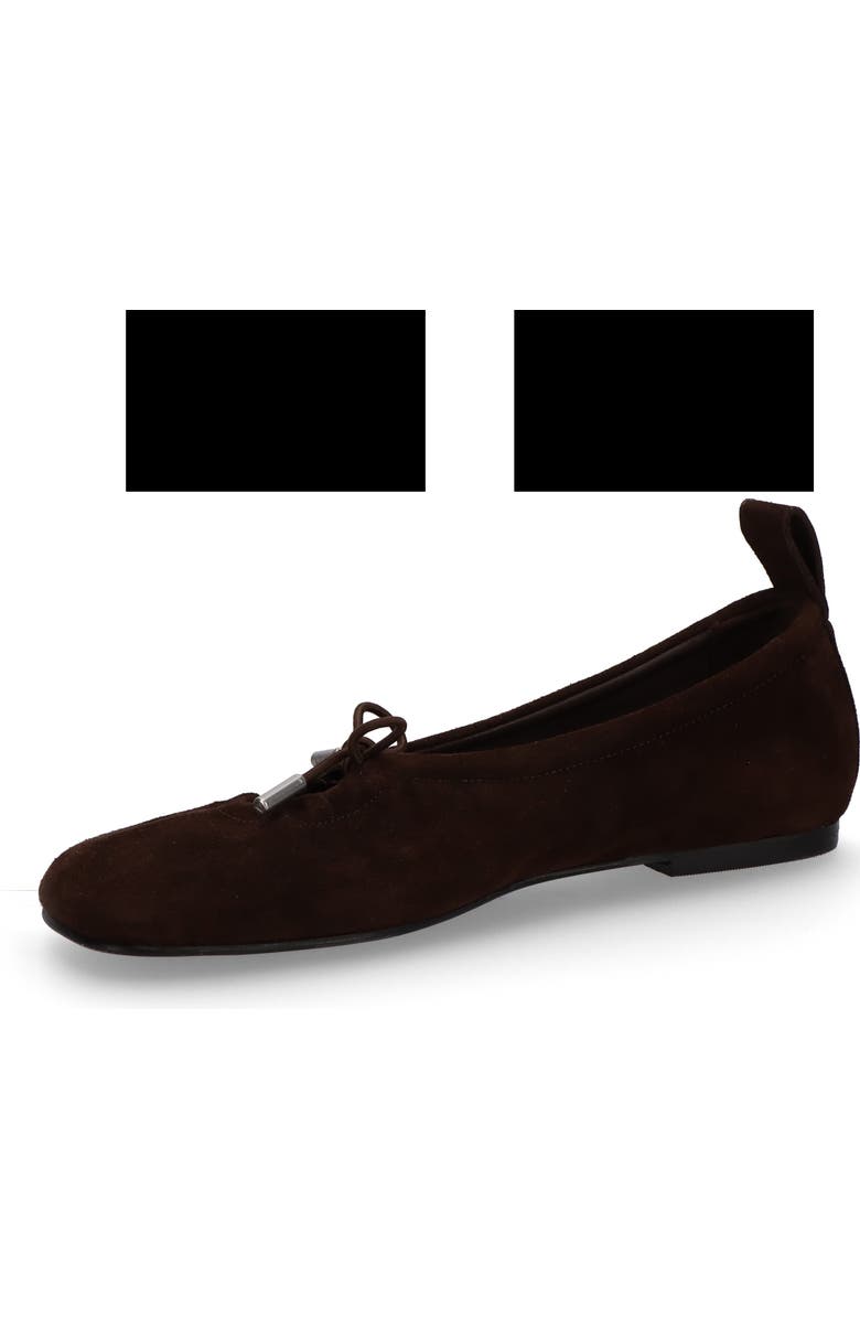 ALOHAS Rosalind Leather Ballet Flat, Alternate, color, Recycled Brown