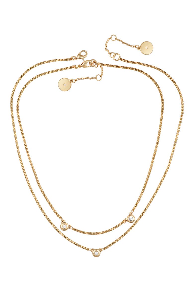 Multi-Strand Necklace, Alternate, color, GOLD TONE