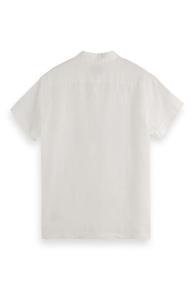 Core Solid Short Sleeve Button-Up Shirt, Alternate, color, OFF WHITE