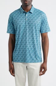 Swannies Ridge Floral Performance Golf Polo