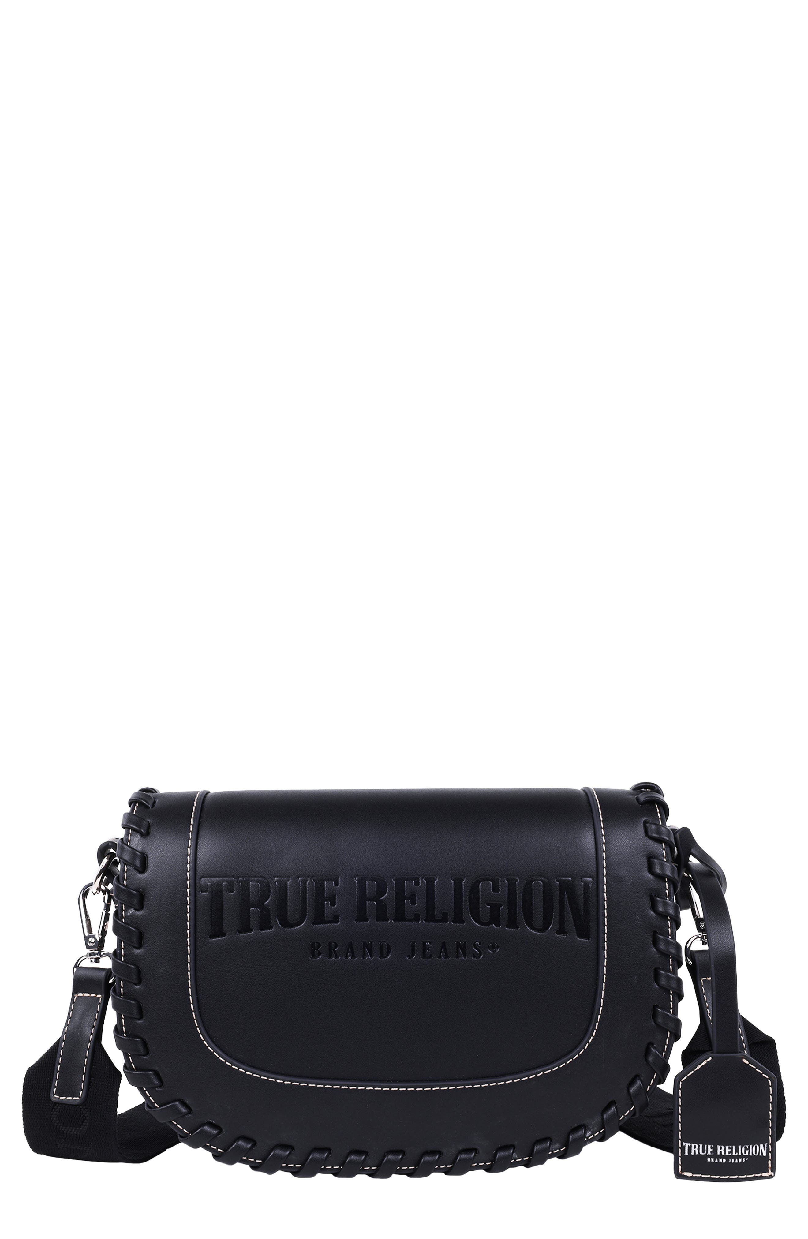 True Religion Whipstitched Saddle Bag