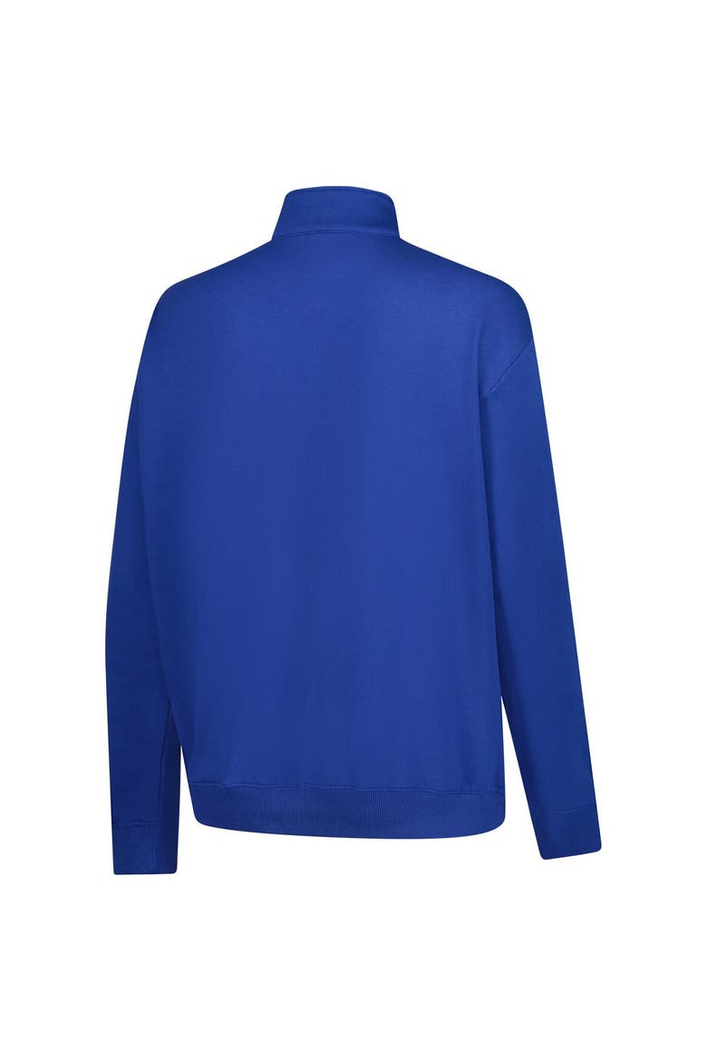 Women's Fanatics Royal/White Kentucky Wildcats Plus Size Quarter-Zip Pullover, Alternate, color, Royal