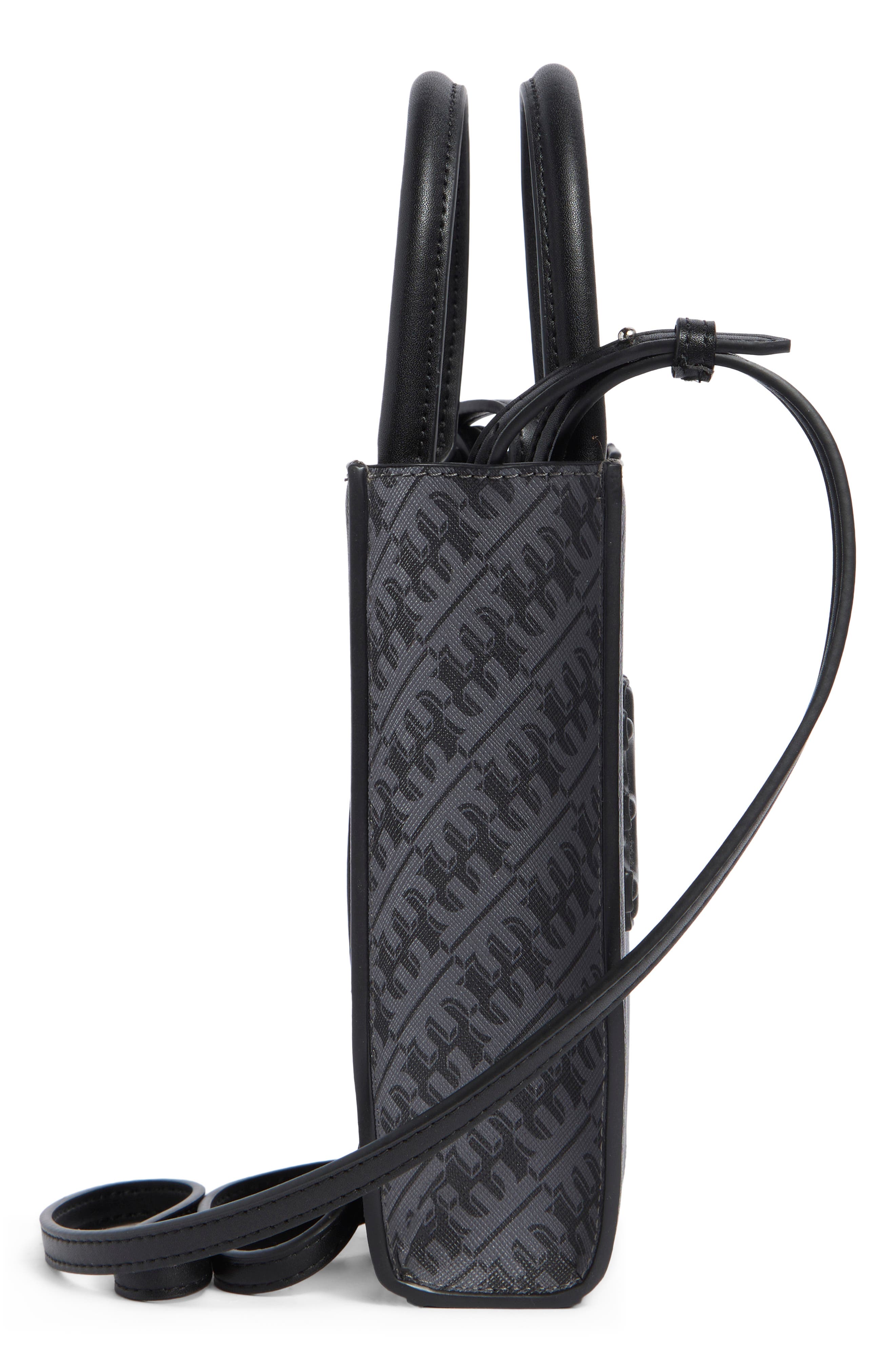 Fei Mini Tote Bag, Alternate, color, IRON BLACK