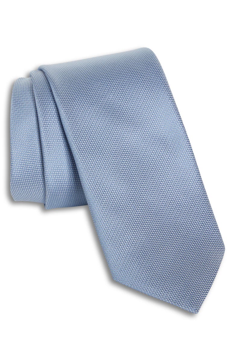 ZEGNA TIES Microchevron Silk Tie, Main, color,