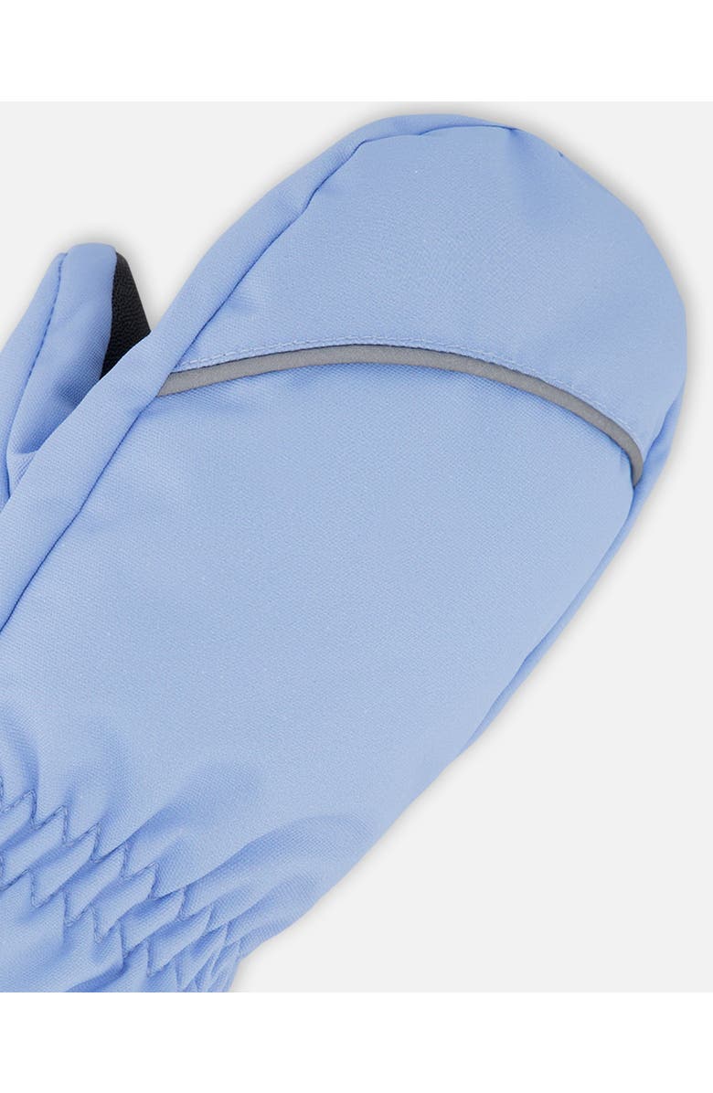 Deux par Deux Baby Girl Winter Mittens Play, Alternate, color, Light Blue