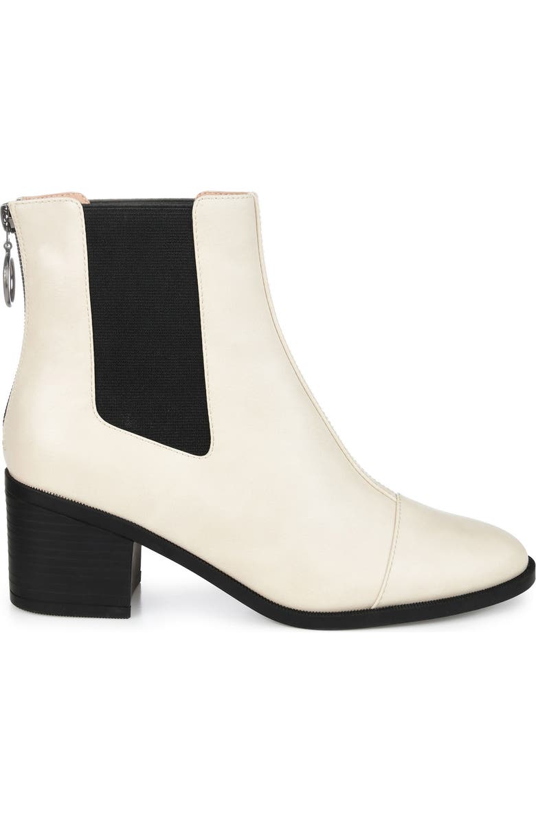 Journee Collection Comfort Foam Nigella Bootie, Alternate, color, Bone