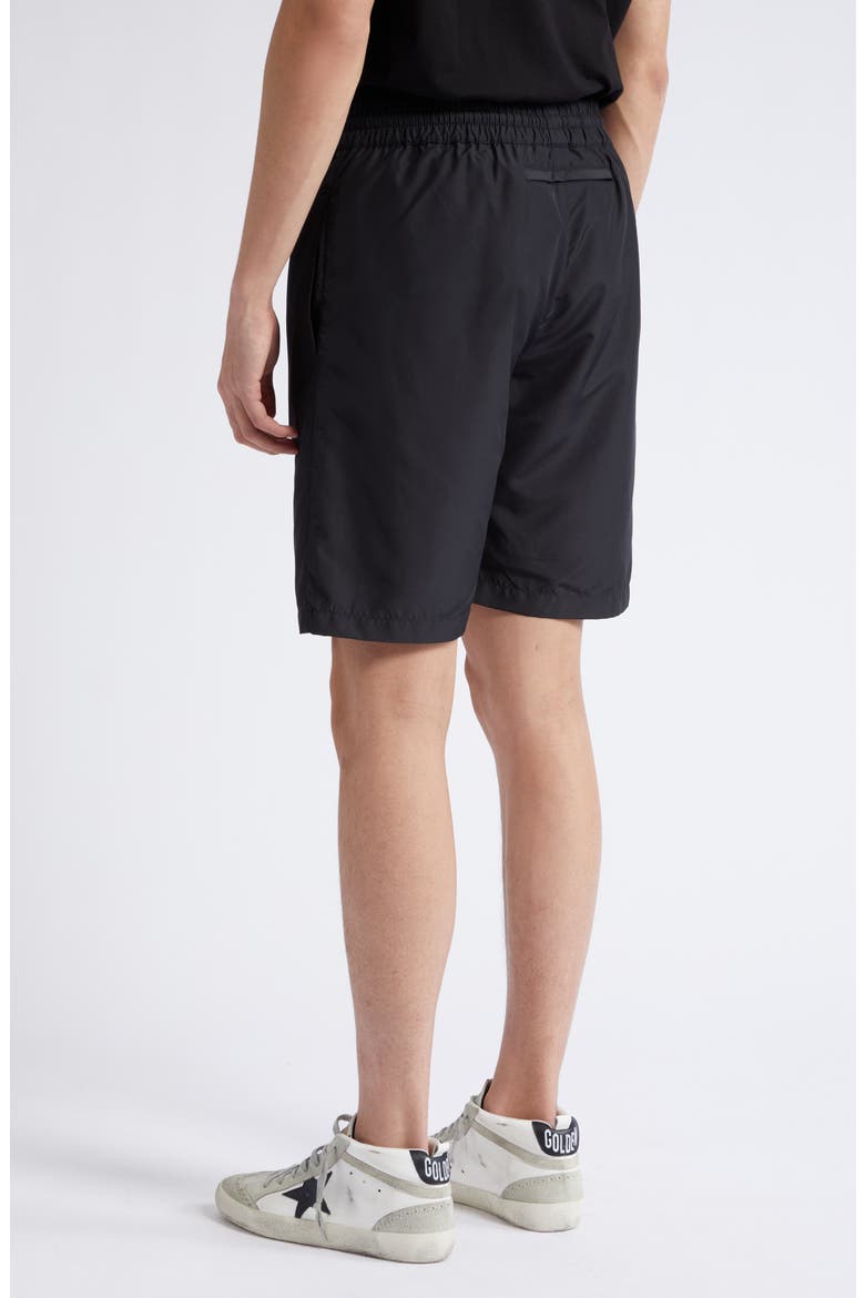 Diego Star Logo Wide Leg Shorts, Alternate, color, BLACK