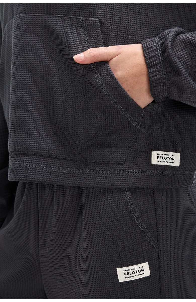 Peloton Waffle Mock Neck 1/2 Zip, Alternate, color, Slate