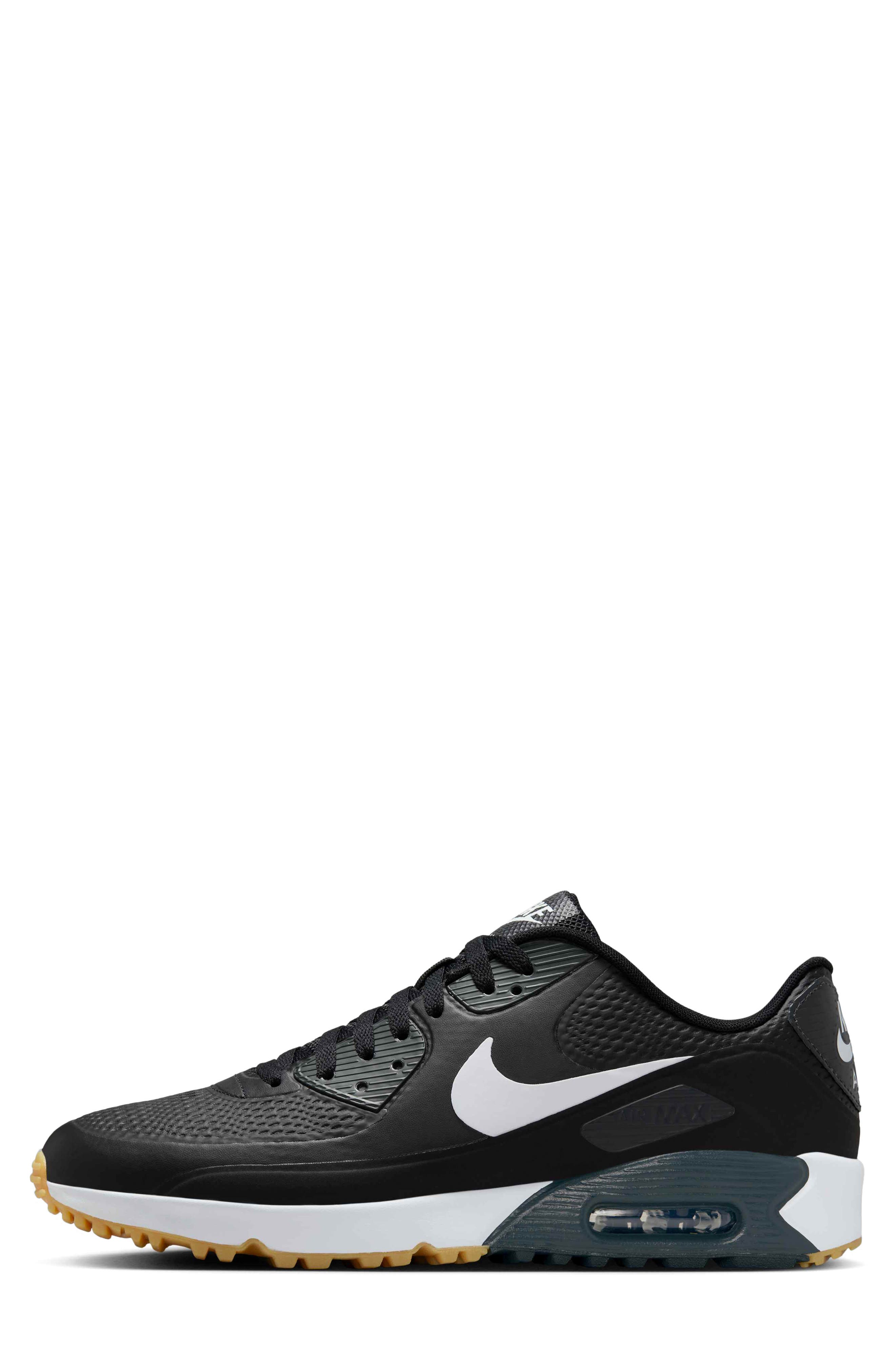 Nike Air Max 90 Sneaker, Alternate, color, Black/ White