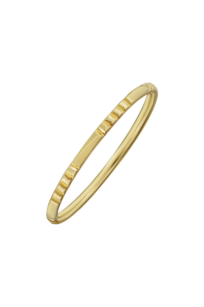 14K Gold Textured Stackable Ring (Nordstrom Exclusive), Main, color, 14K YELLOW GOLD