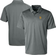 Cutter & Buck Men's Cutter & Buck Steel San Diego Padres Prospect Textured Stretch Polo