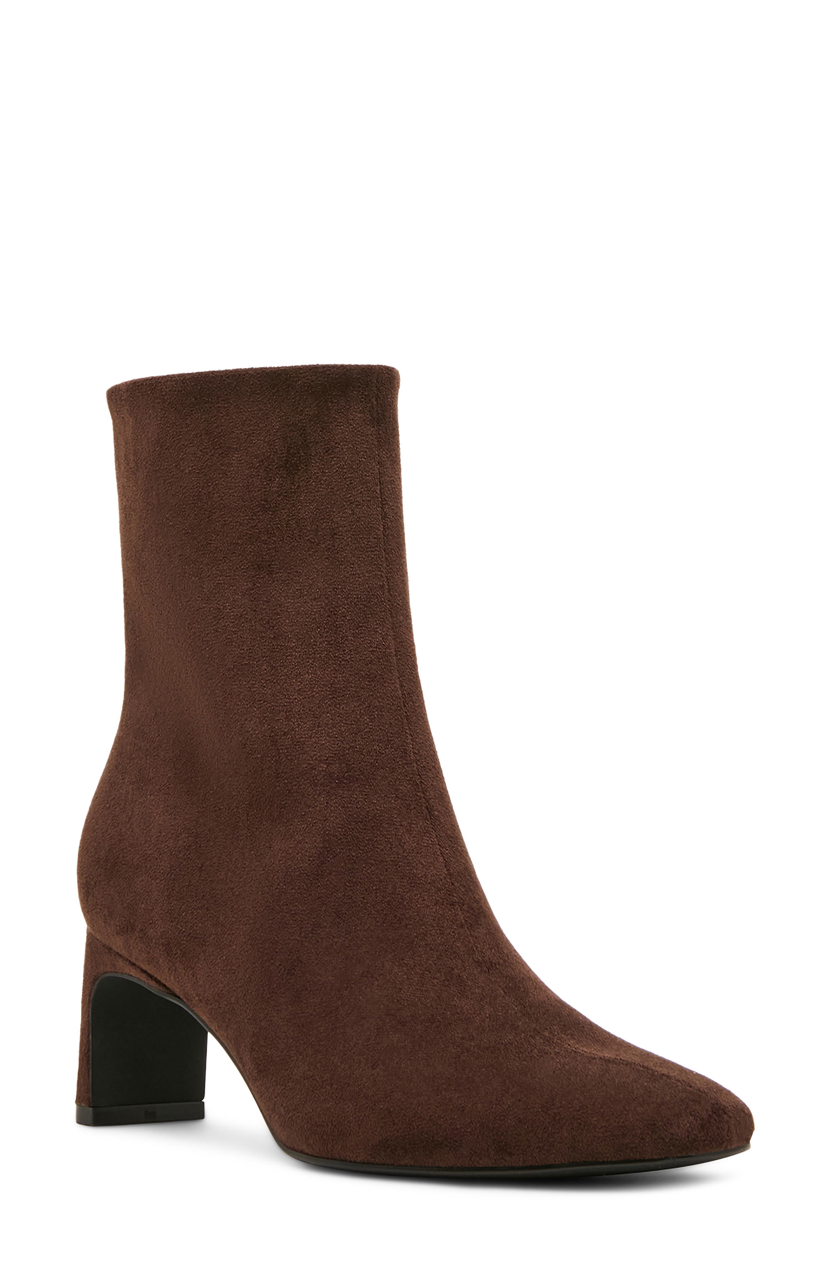 Art Faux Leather Bootie, Main, color, COFFEE FAB