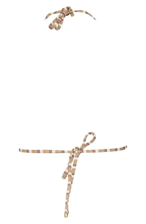 VITAMIN A VITAMIN A® NATALIE MITER HALTER BIKINI TOP 