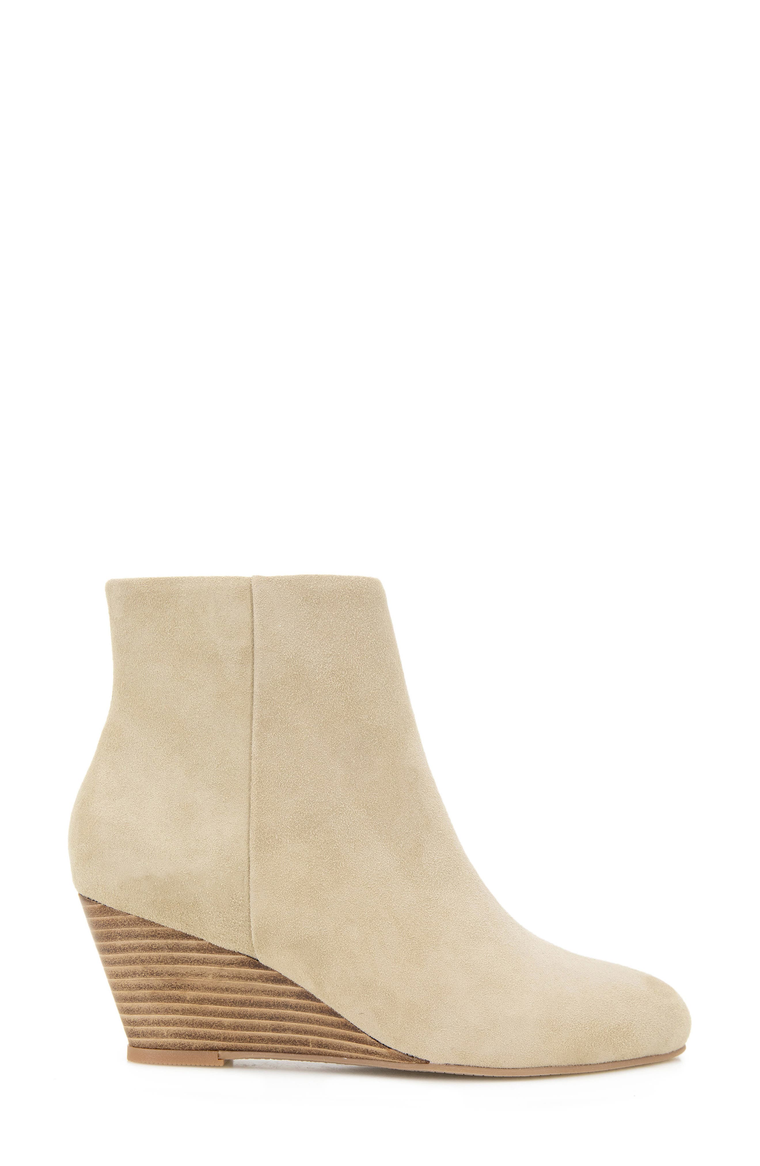 André Assous Kora Wedge Bootie, Alternate, color, Sesame
