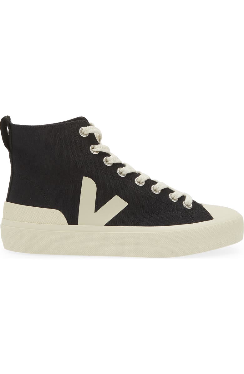 Veja Wata II High Top Sneaker, Alternate, color, Black Pierre