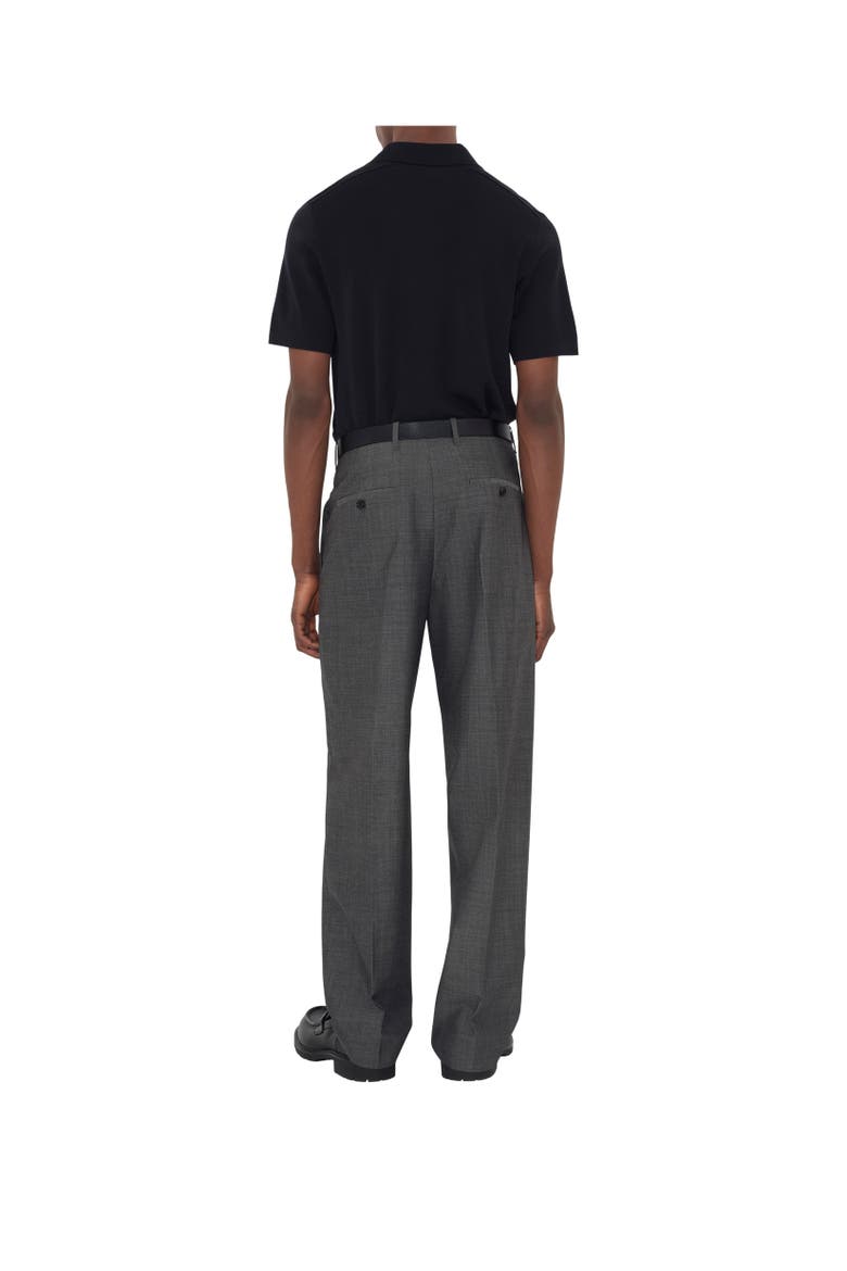 Wool Polo Shirt, Alternate, color, Navy