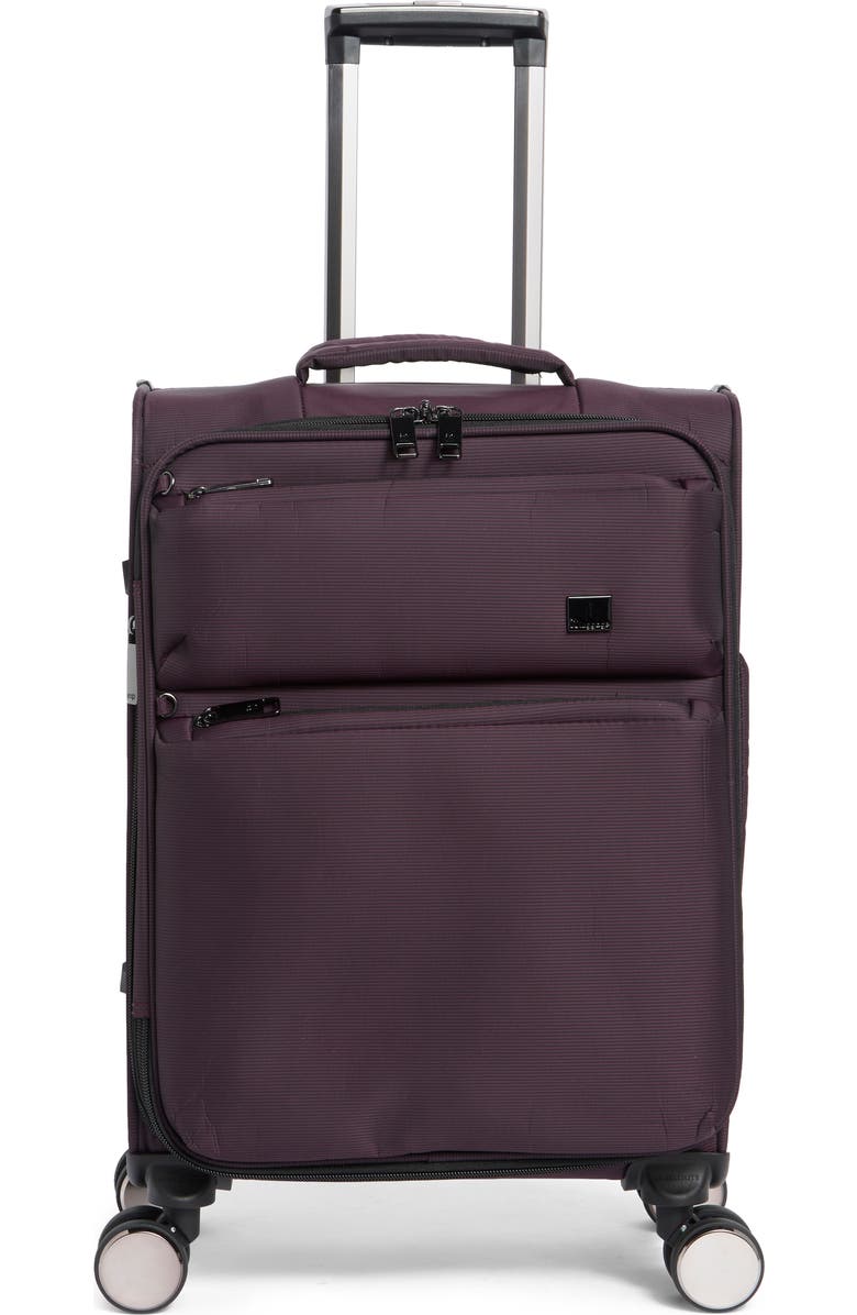 IT LUGGAGE Debutant Spinner Luggage, Main, color, Plum