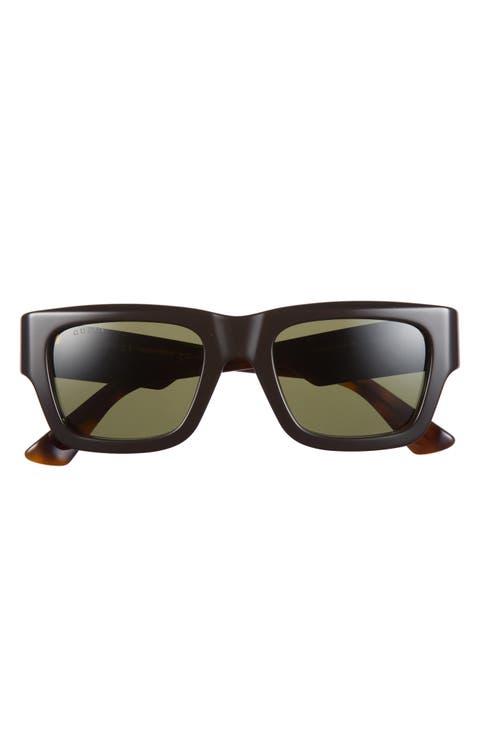 52mm Square Sunglasses