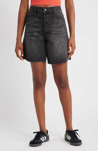 Topshop Loose Fit Denim Shorts