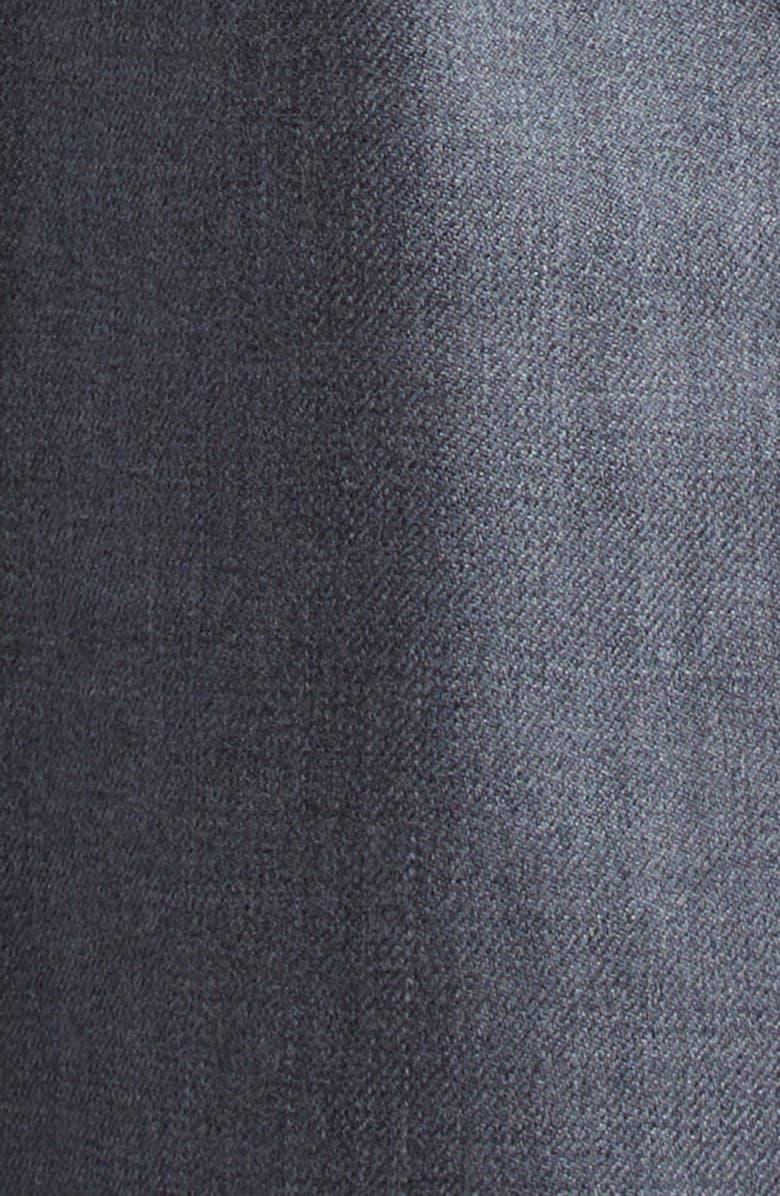 Thom Browne Unstructured Wool Blend Twill Trench Coat, Alternate, color, Medium Grey