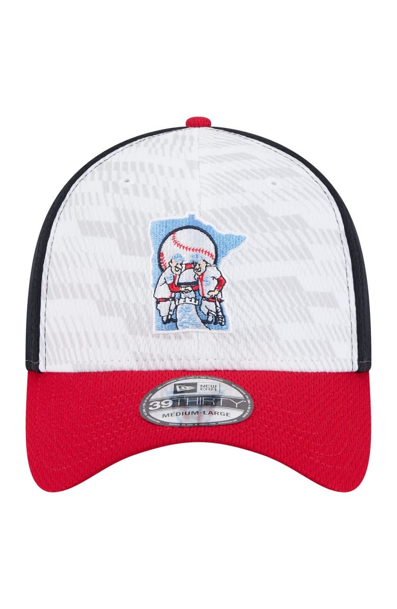 New Era Men's New Era Navy/Red Minnesota Twins 2025 MLB Clubhouse 39THIRTY Flex Hat, Alternate, color, Navy