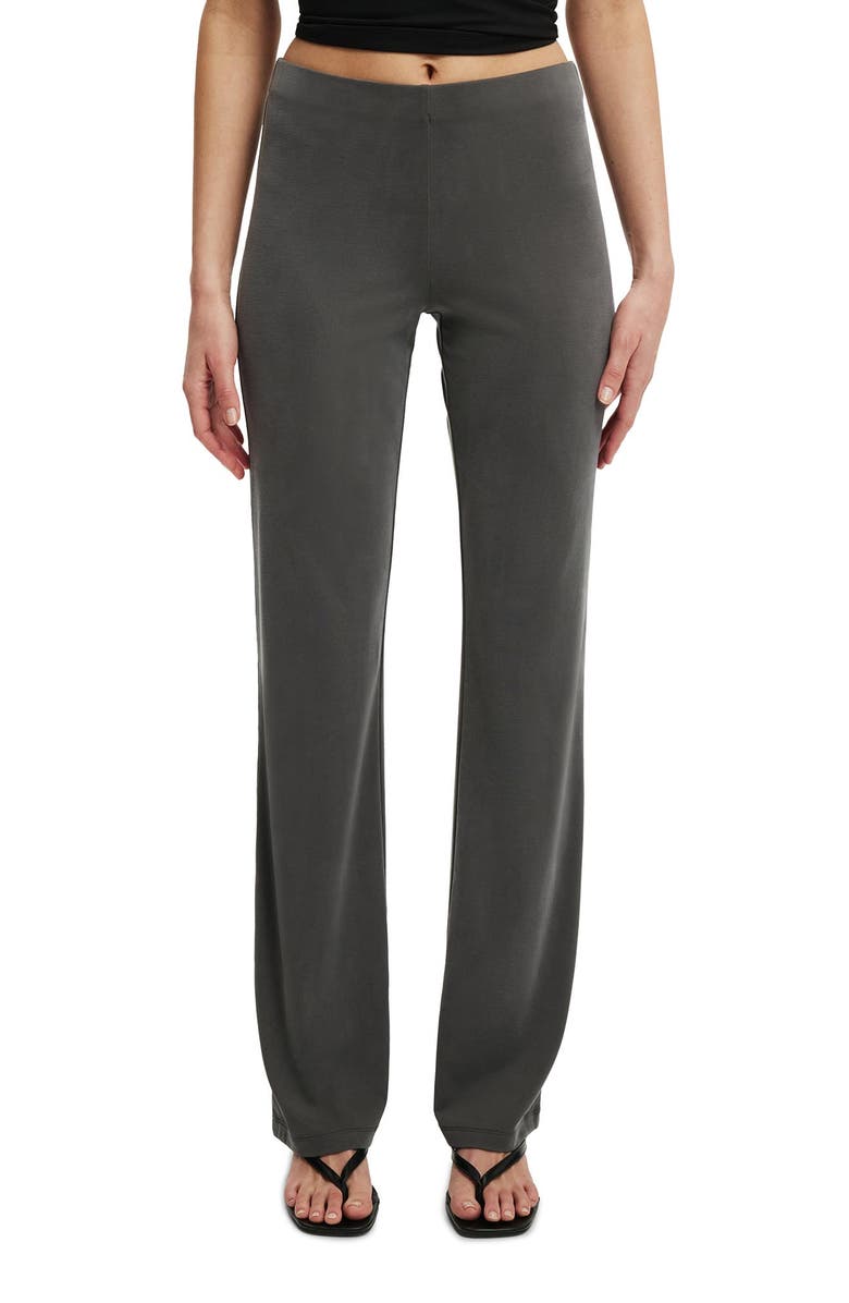 Cotton On Women's Honey Clean Waist Pant, Alternate, color, Charcoal