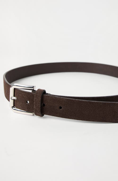 Brunello Cucinelli Men Leather Belt In Brown