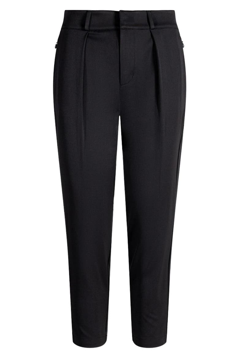 Courseluxe Performance Cropped Pants, Alternate, color, BLACK