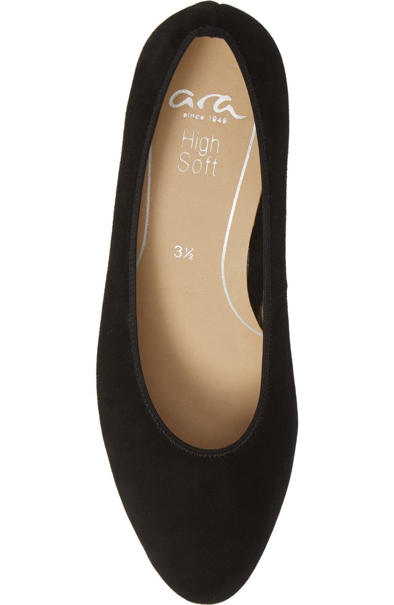 ara Kendall Pump, Alternate, color, Black Suede
