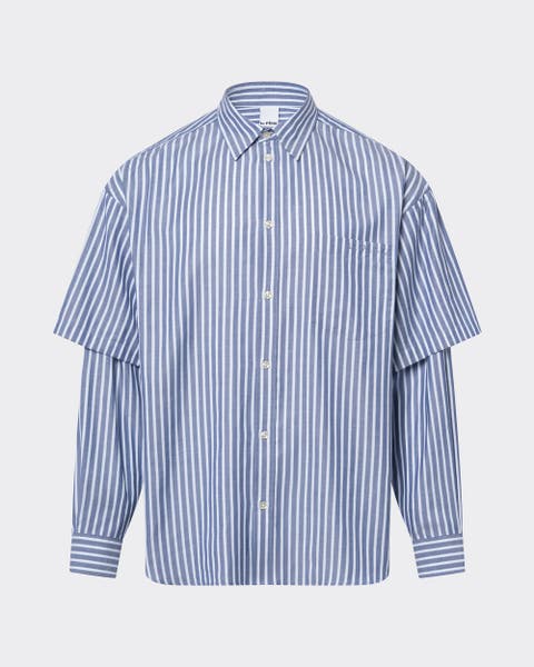 Double Sleeve Button Down Shirt