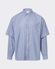 le PÈRE Double Sleeve Button Down Shirt